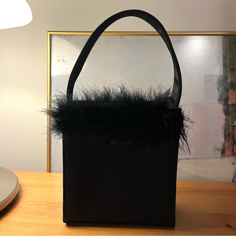 Mexx Feather Mini Black Purse